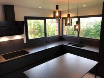 céramique noire dekton sirius