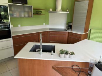 OK PLAN DE TRAVAIL ET ILOT Laminam Bianco Assoluto