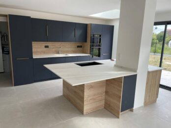 OK PLAN DE TRAVAIL ET ILOT Laminam Marble Gold