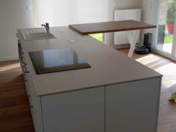 OK Plan de cuisine et table Dekton Nebbia